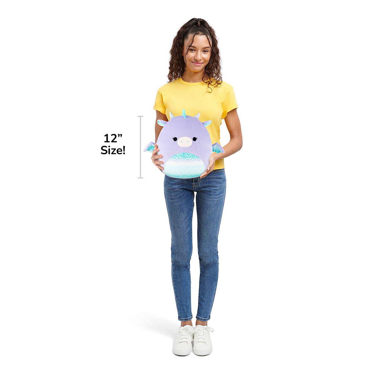 Squishmallows - Squishmallows 12" Drow the Purple Dragon | Jazwares