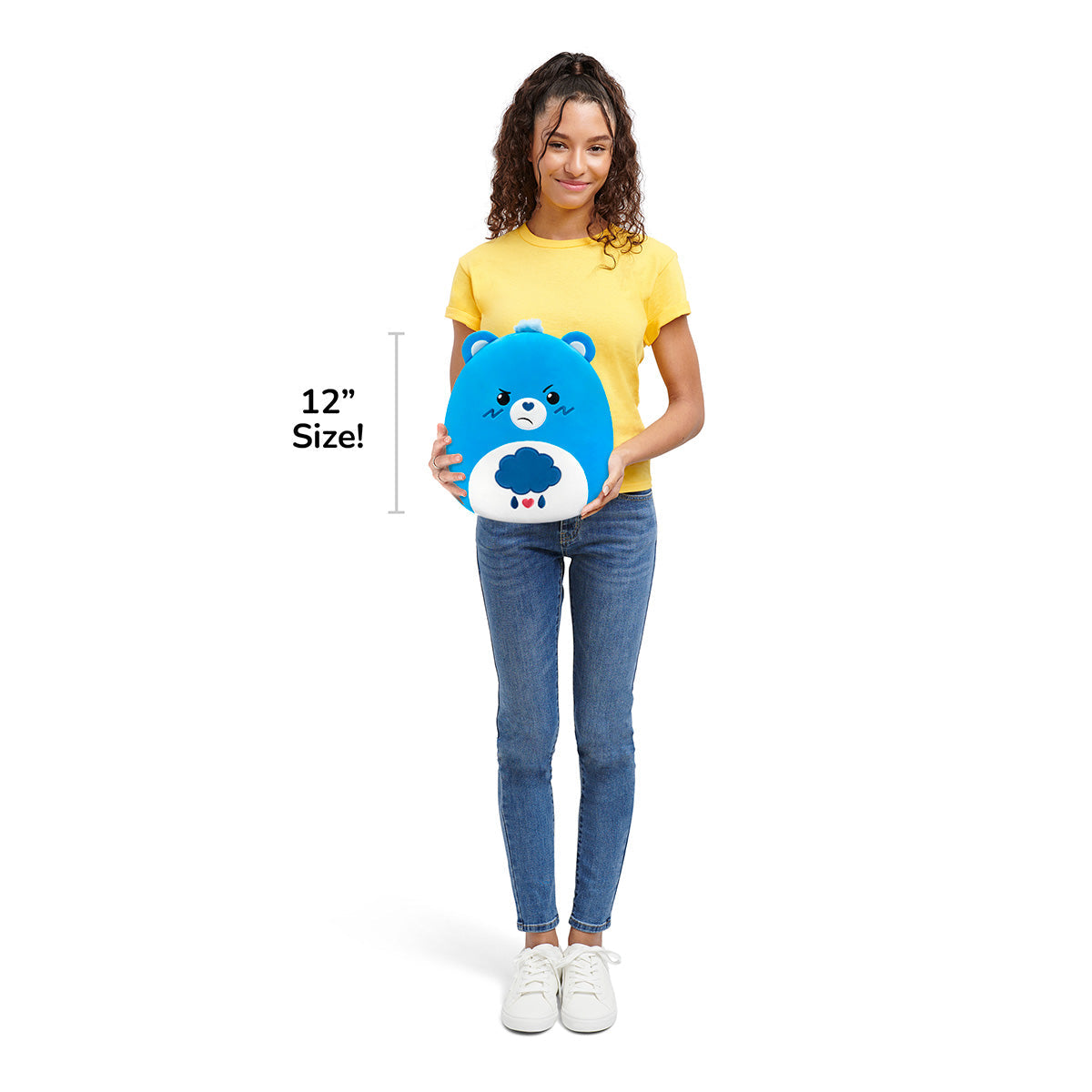 Squishmallows - Squishmallows Care Bears 12-Inch Grumpy Bear | Jazwares