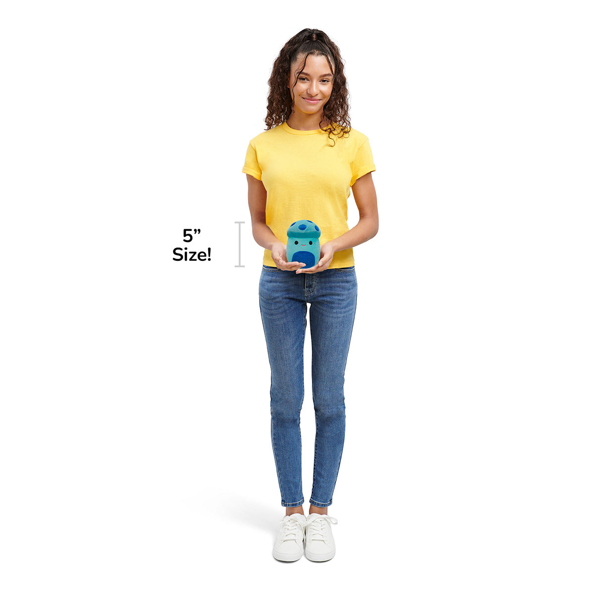 Squishmallows - Squishmallows 5" Ankur the Teal Mushroom with Fuzzy Belly | Jazwares