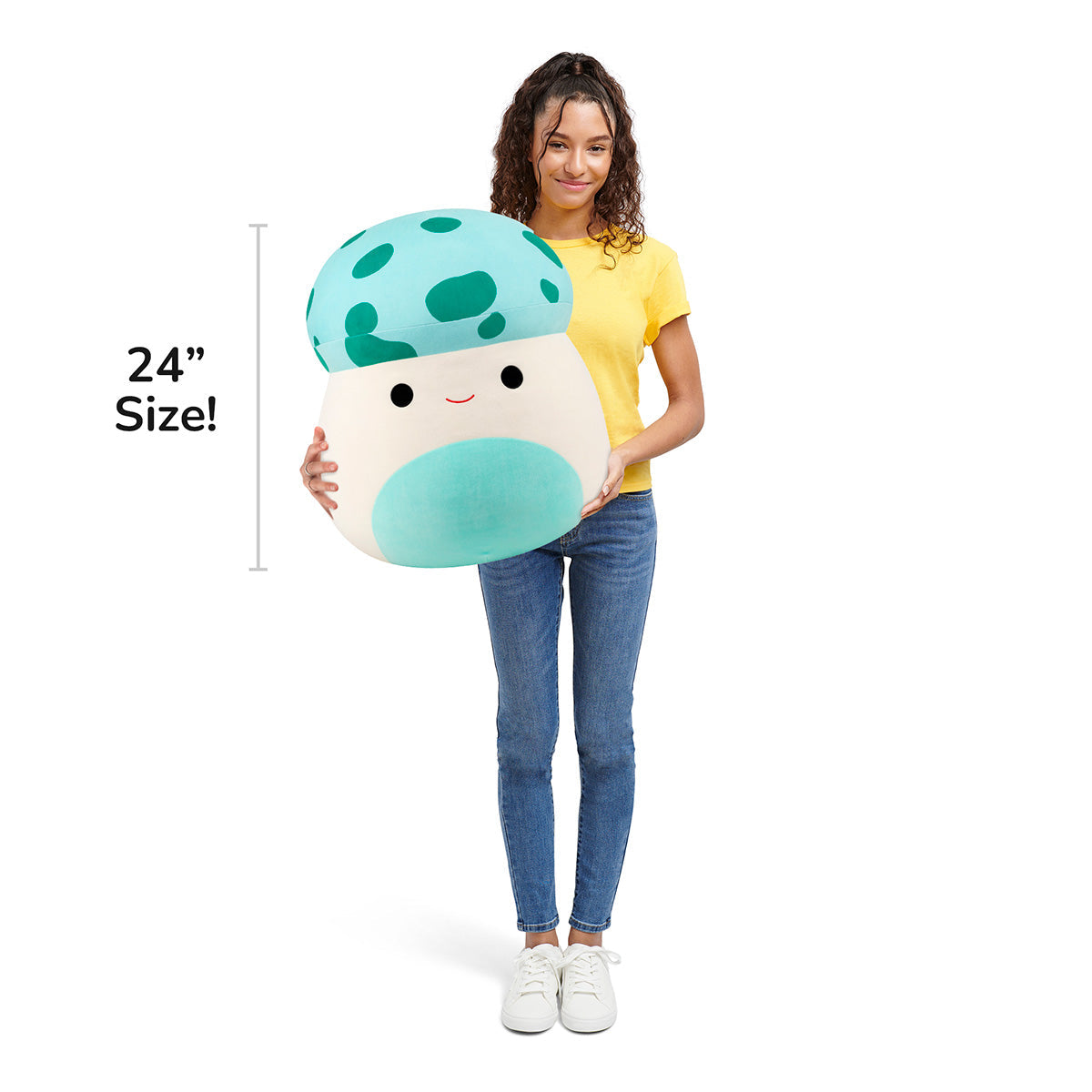 Squishmallows - Squishmallows 24" Sydney the Teal Spotted Mushroom | Jazwares