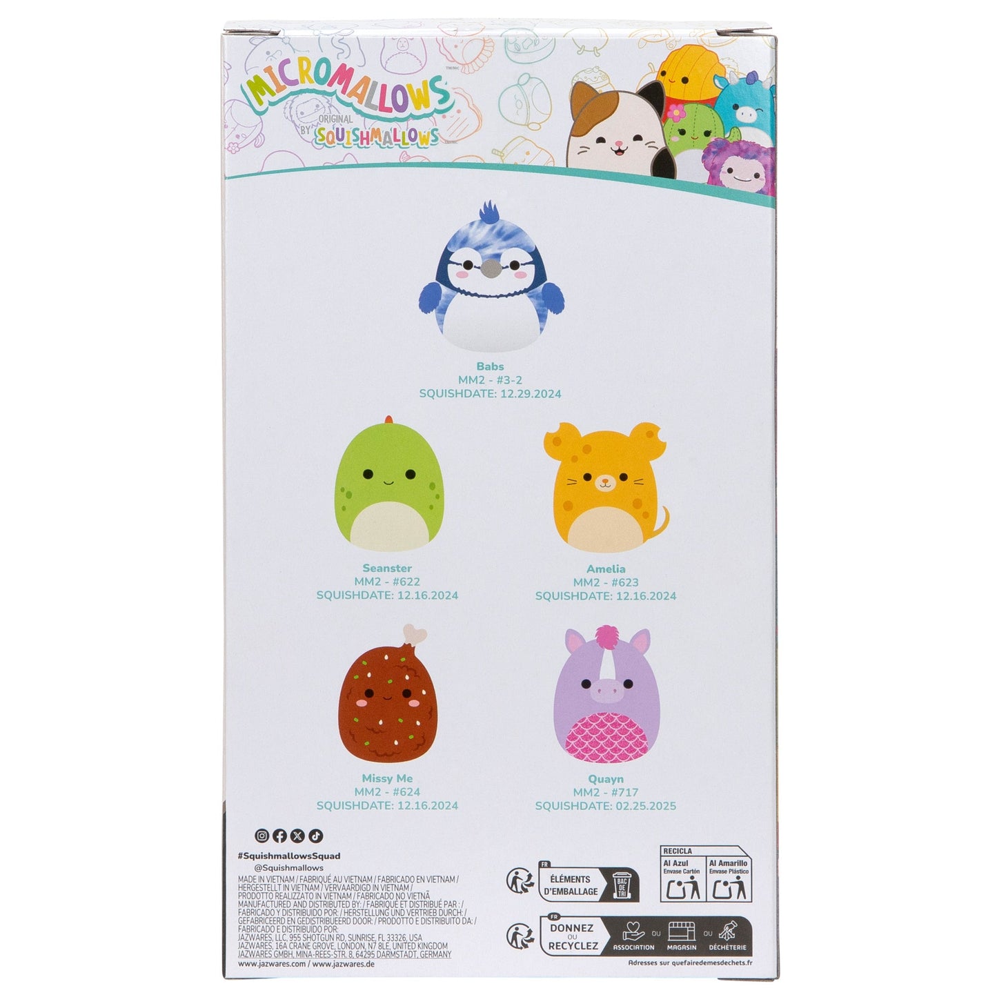 Squishmallows - Micromallows 5-Pack | Jazwares