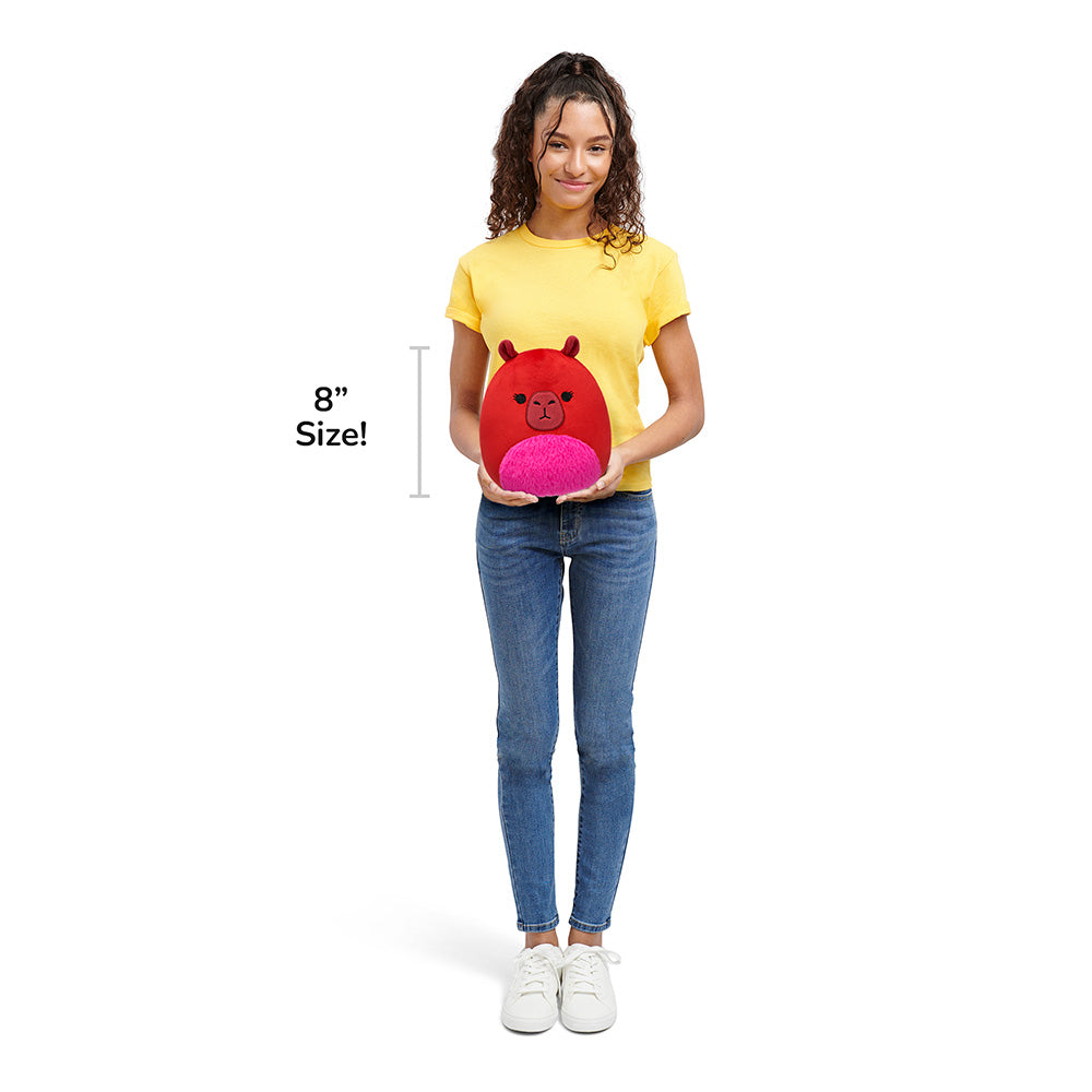 Squishmallows - Squishmallows 8" Marcia the Maroon Capybara | Jazwares