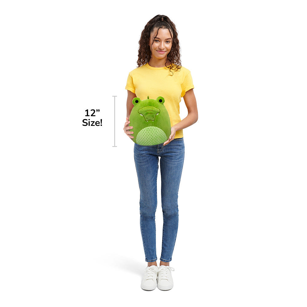 Squishmallows - Squishmallows 12" Mopes the Green Alligator with Textured Belly | Jazwares