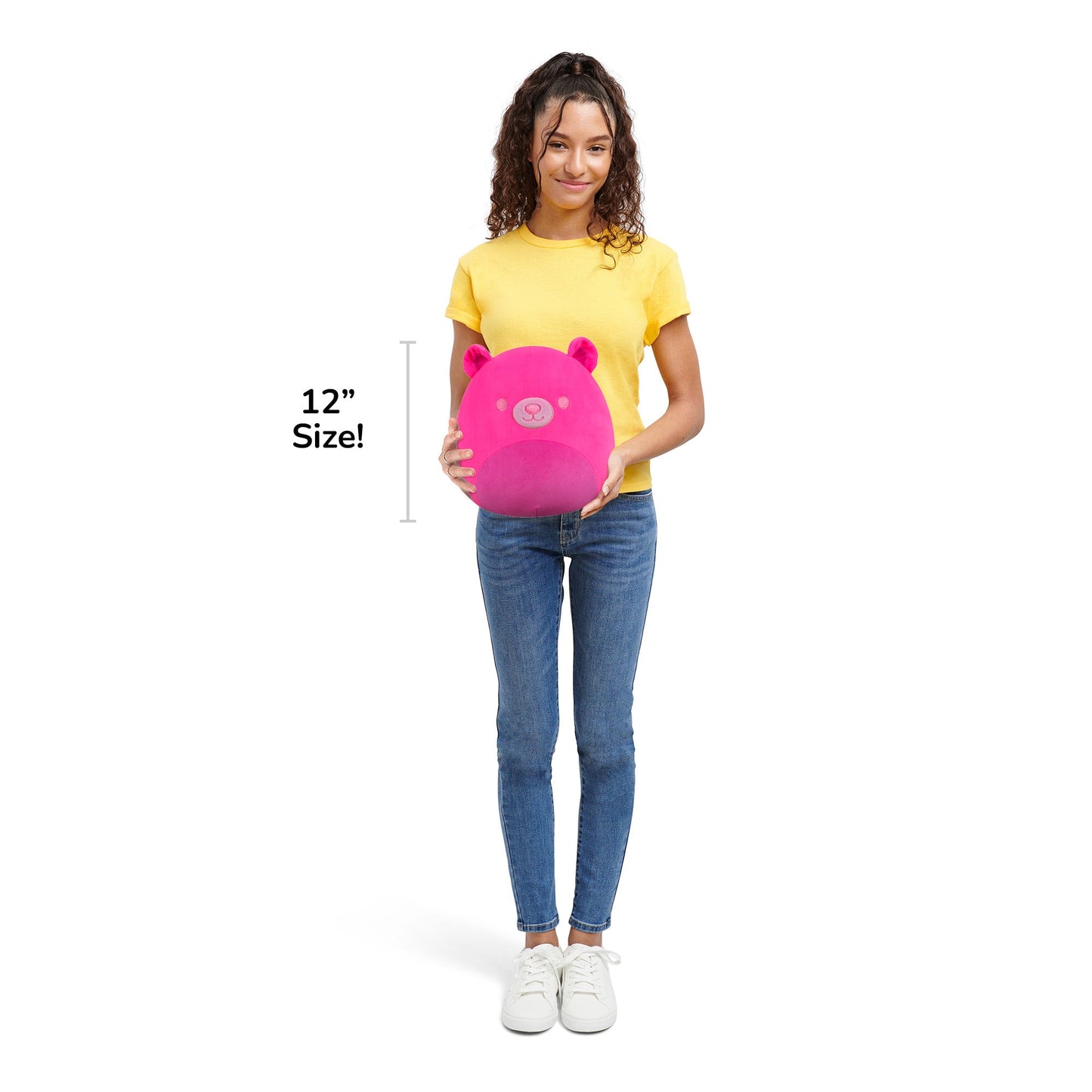 Squishmallows - Squishmallows 12" Livo the Neon Pink Bear | Jazwares