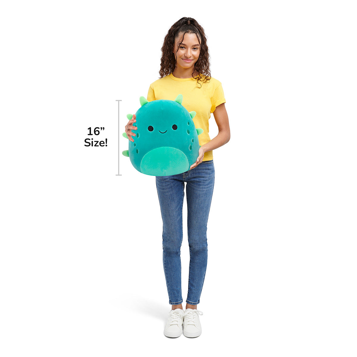 Squishmallows - Squishmallows 16" Wasabi the Green Sea Cucumber | Jazwares