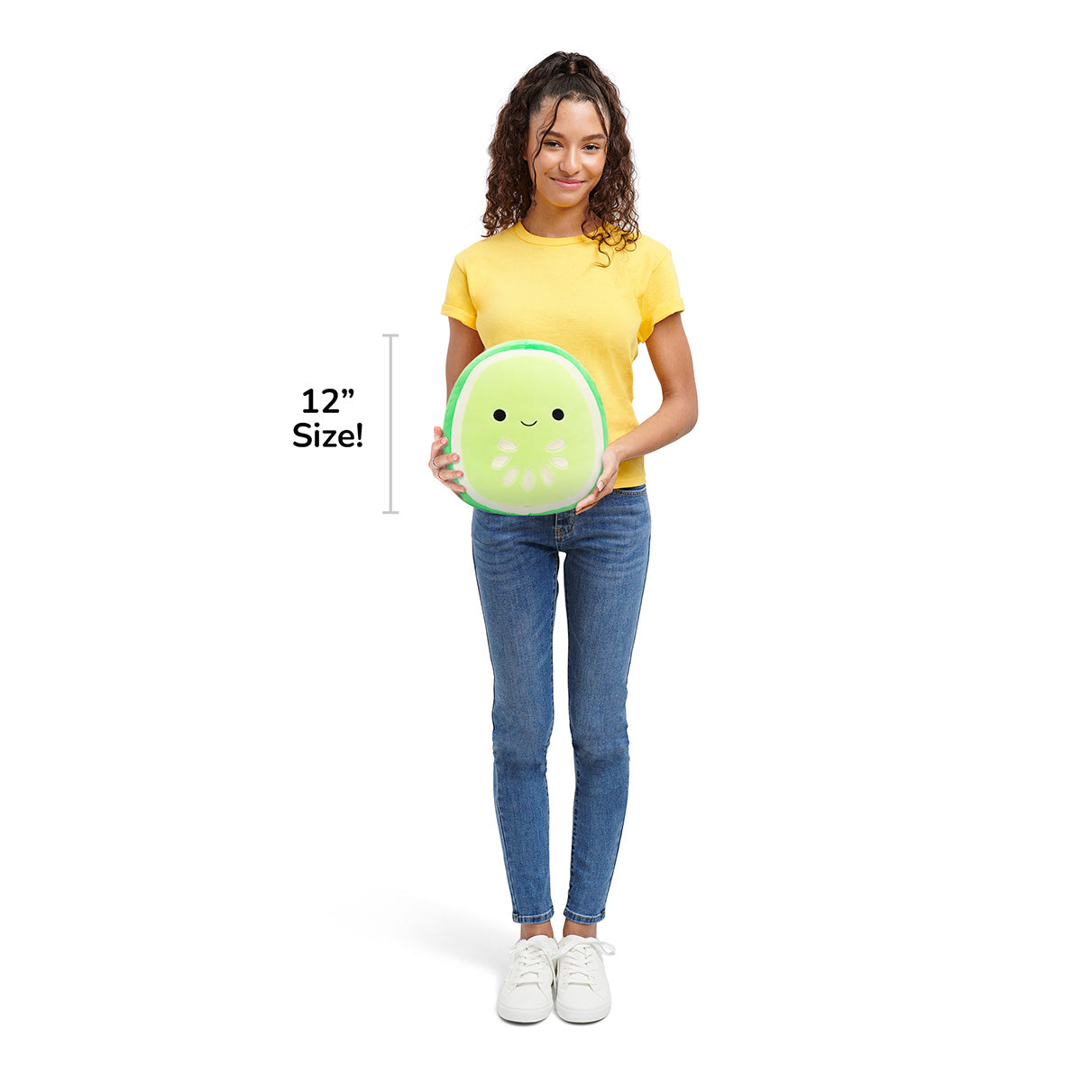 Squishmallows - Squishmallows 12" Carmichael the Green Cucumber Slice | Jazwares