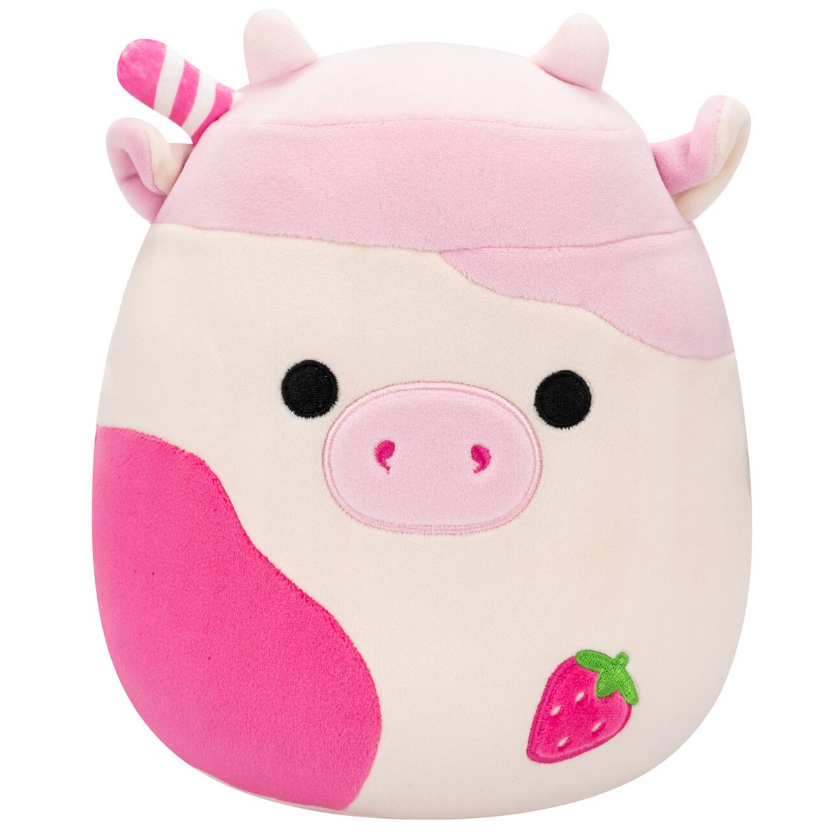 Squishmallows - Squishmallows 8" Select Series Caedyn the Strawberry Milk Scented Cow | Jazwares