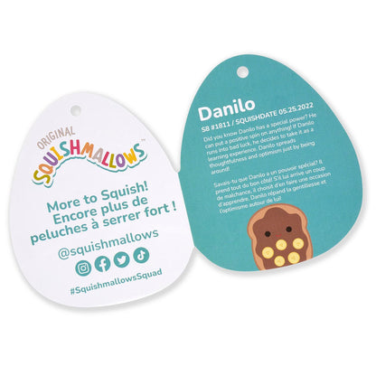 Squishmallows - Squishmallows 8" Danilo the Chocolate Banana Toast | Jazwares