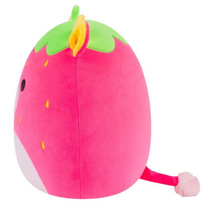 Squishmallows - Squishmallows 12" Cleary the Hot Pink Strawberry Cow | Jazwares