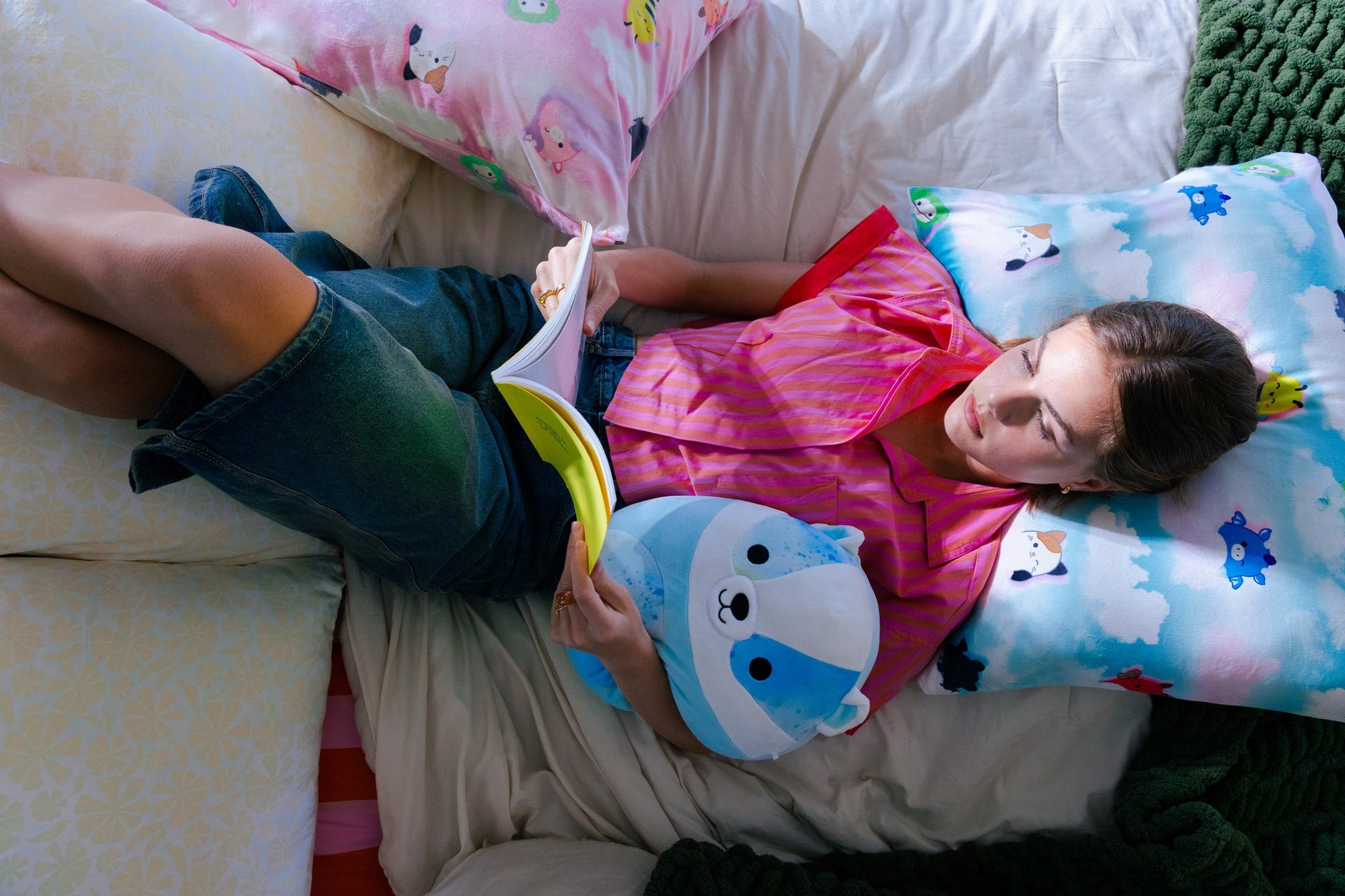 Squishmallows - SquishPillow Pillowcase Squishmallows Pillow Cover On Cloud 9 | Jazwares