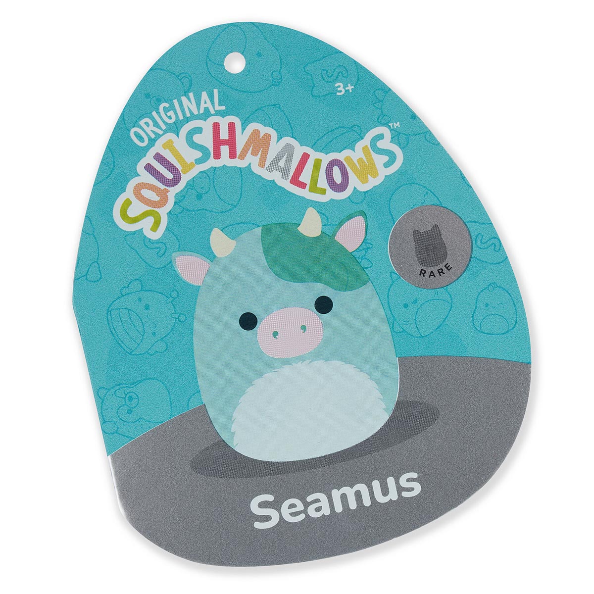 Squishmallows - Squishmallows 14" Seamus the Green Cow with Fuzzy Belly | Jazwares