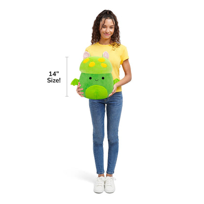Squishmallows - Squishmallows 14" Earling the Neon Green Mushroom Bat | Jazwares