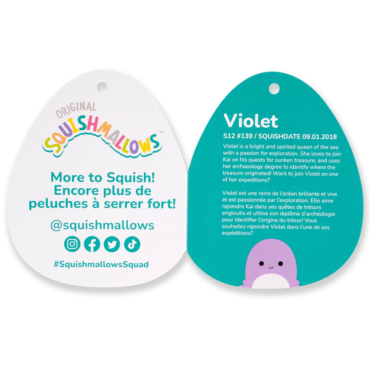 Squishmallows - Squishmallows 16" Violet the Purple Octopus | Jazwares