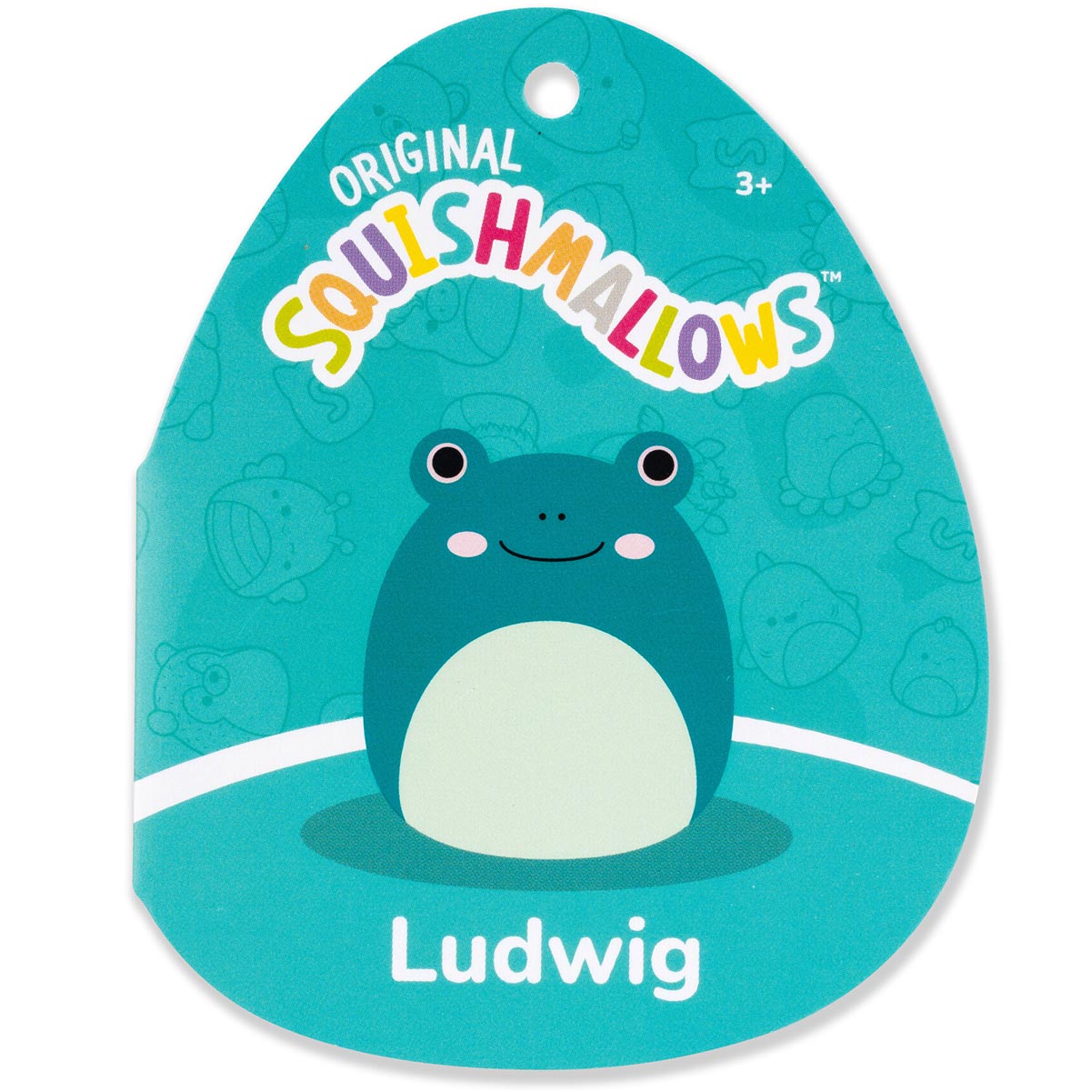 Squishmallows - Squishmallows 12" Ludwig the Teal Frog with Mint Green Belly | Jazwares
