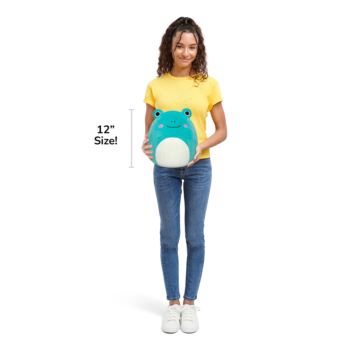Squishmallows - Squishmallows 12" Ludwig the Teal Frog with Mint Green Belly | Jazwares