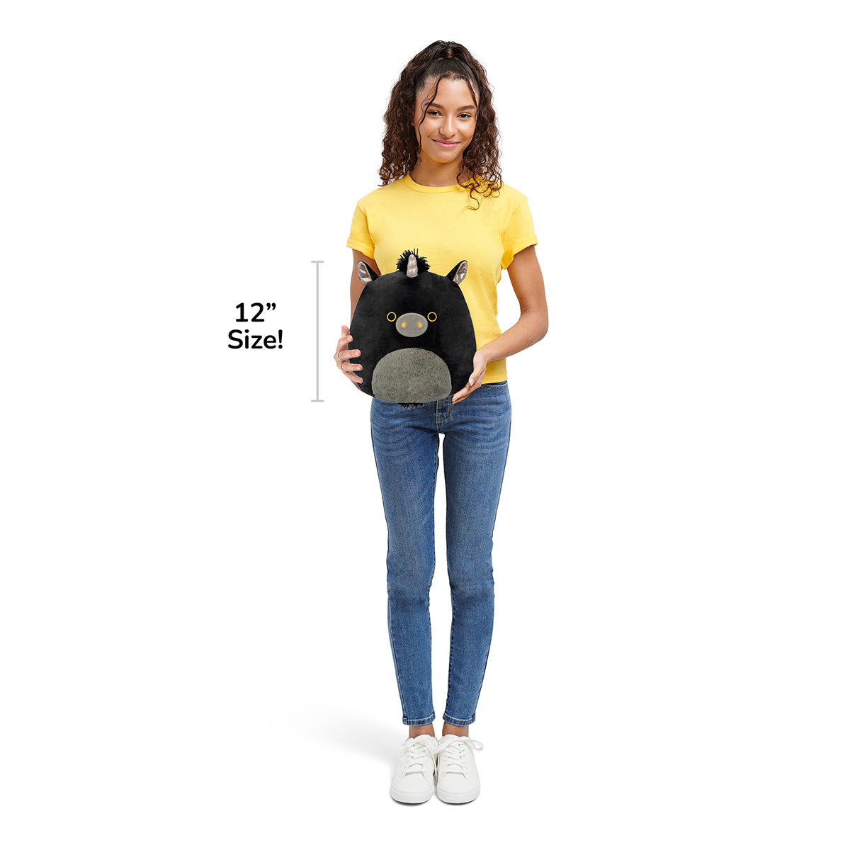 Squishmallows - Squishmallows 12" Nicolita the Black and Gold Unicorn | Jazwares