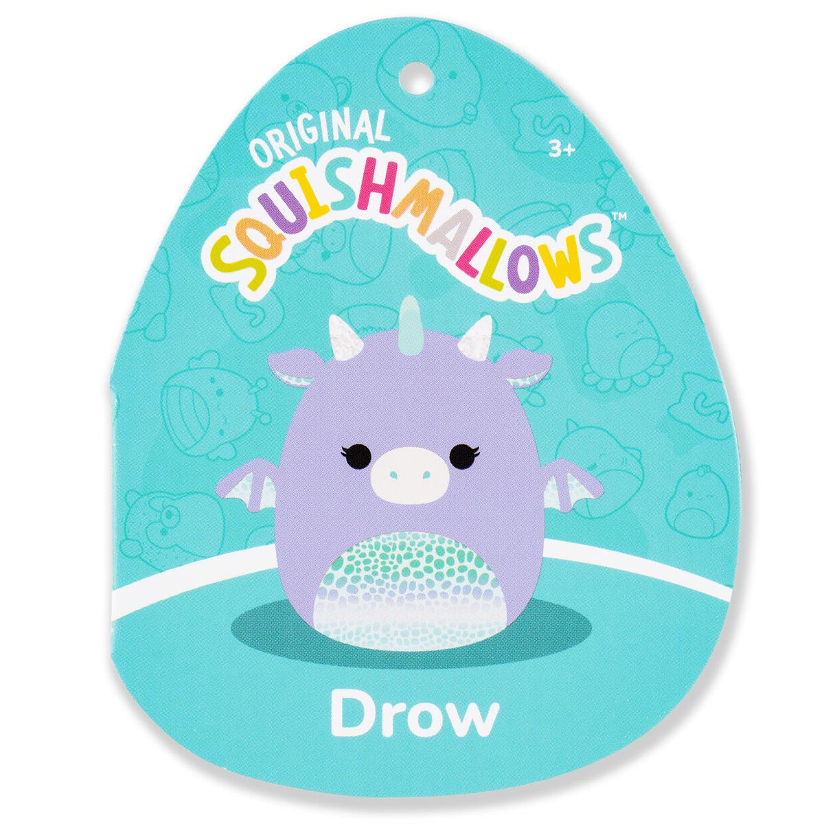 Squishmallows - Squishmallows 12" Drow the Purple Dragon | Jazwares