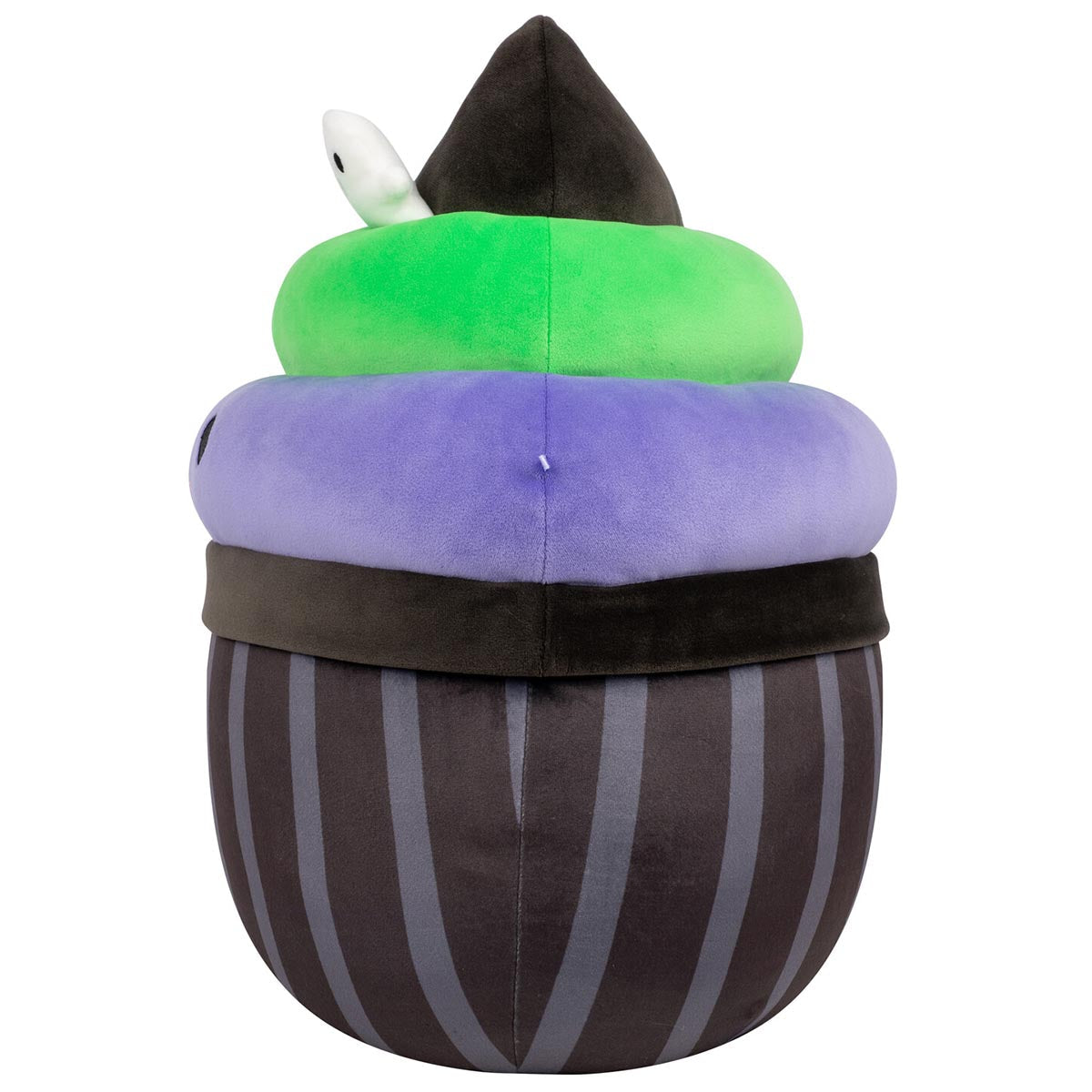 Squishmallows - Squishmallows 12" Kurt the Black Cupcake With Green and Purple Frosting | Jazwares