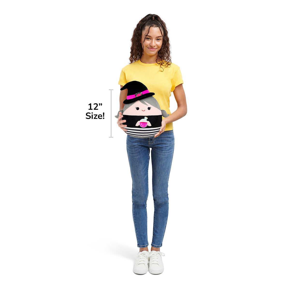 Squishmallows - Squishmallows 12" Agora the Witch With Grey Hair Holding Potion | Jazwares