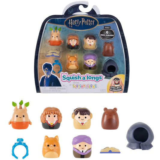 Squishmallows - Squish-a-longs “Harry Potter” 6-Pack Style 1 | Jazwares