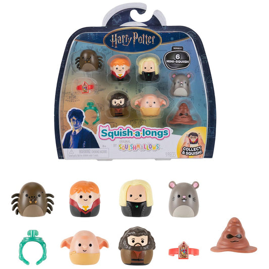 Squishmallows - Squish-a-longs “Harry Potter” 6-Pack Style 2 | Jazwares