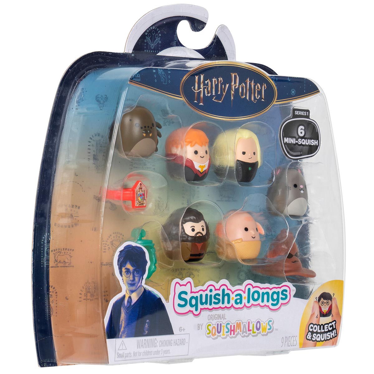 Squishmallows - Squish-a-longs “Harry Potter” 6-Pack Style 2 | Jazwares