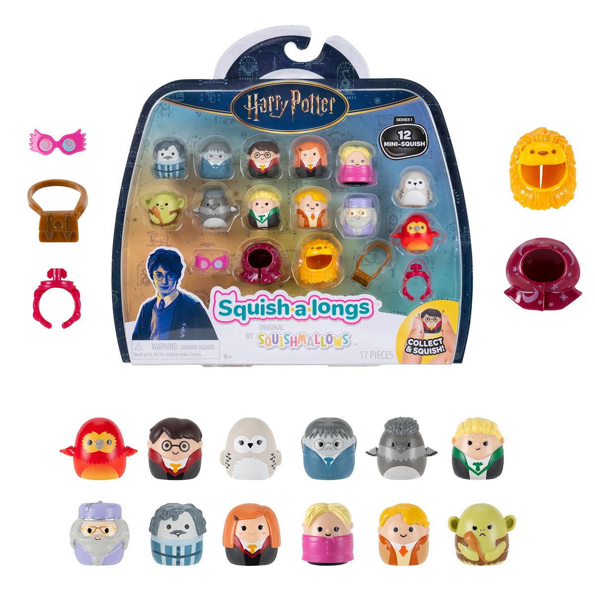 Squishmallows - Squish-a-longs “Harry Potter” 12-Pack | Jazwares