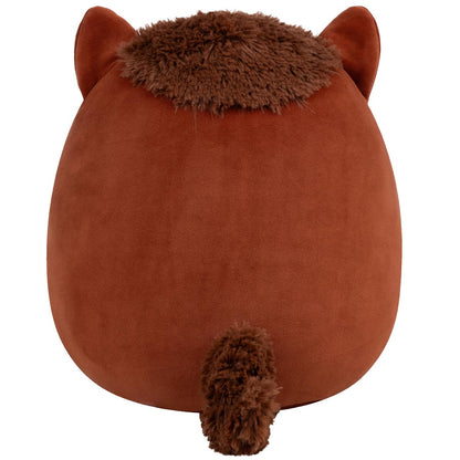 Squishmallows - Squishmallows 12" Wade the Brown Werewolf Holding Purple Frappe | Jazwares