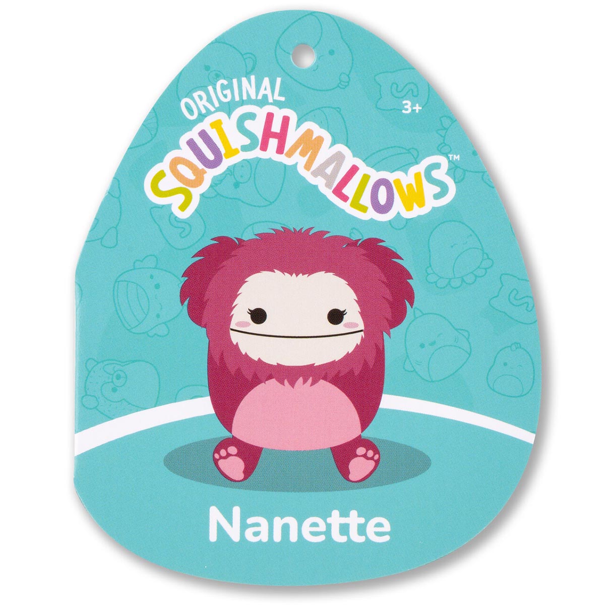 Squishmallows - Squishmallows 16" Nanette the Raspberry Pink Bigfoot | Jazwares