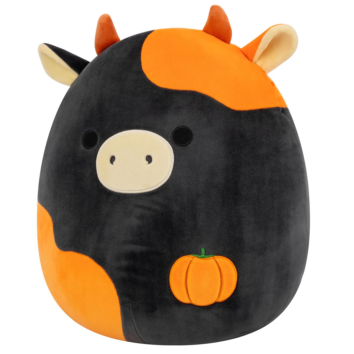 Squishmallows - Squishmallows 14" Jefferson the Black and Orange Cow | Jazwares