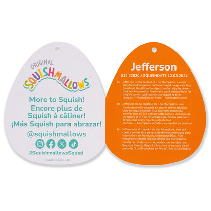 Squishmallows - Squishmallows 14" Jefferson the Black and Orange Cow | Jazwares