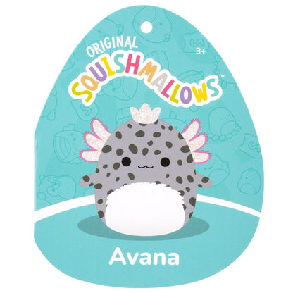 Squishmallows - Squishmallows 12" Avana the Spotted Axolotl with Silver Crown | Jazwares