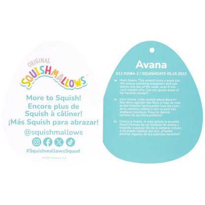 Squishmallows - Squishmallows 12" Avana the Spotted Axolotl with Silver Crown | Jazwares