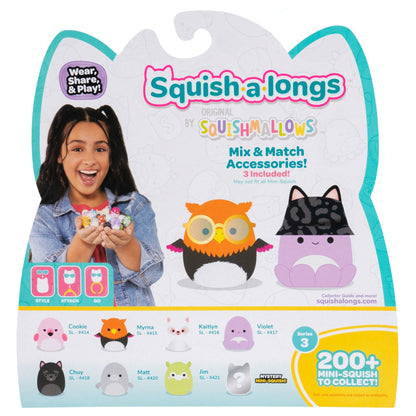 Squishmallows - Squish-a-longs Mini-Squish 8-Pack Style 3 | Jazwares