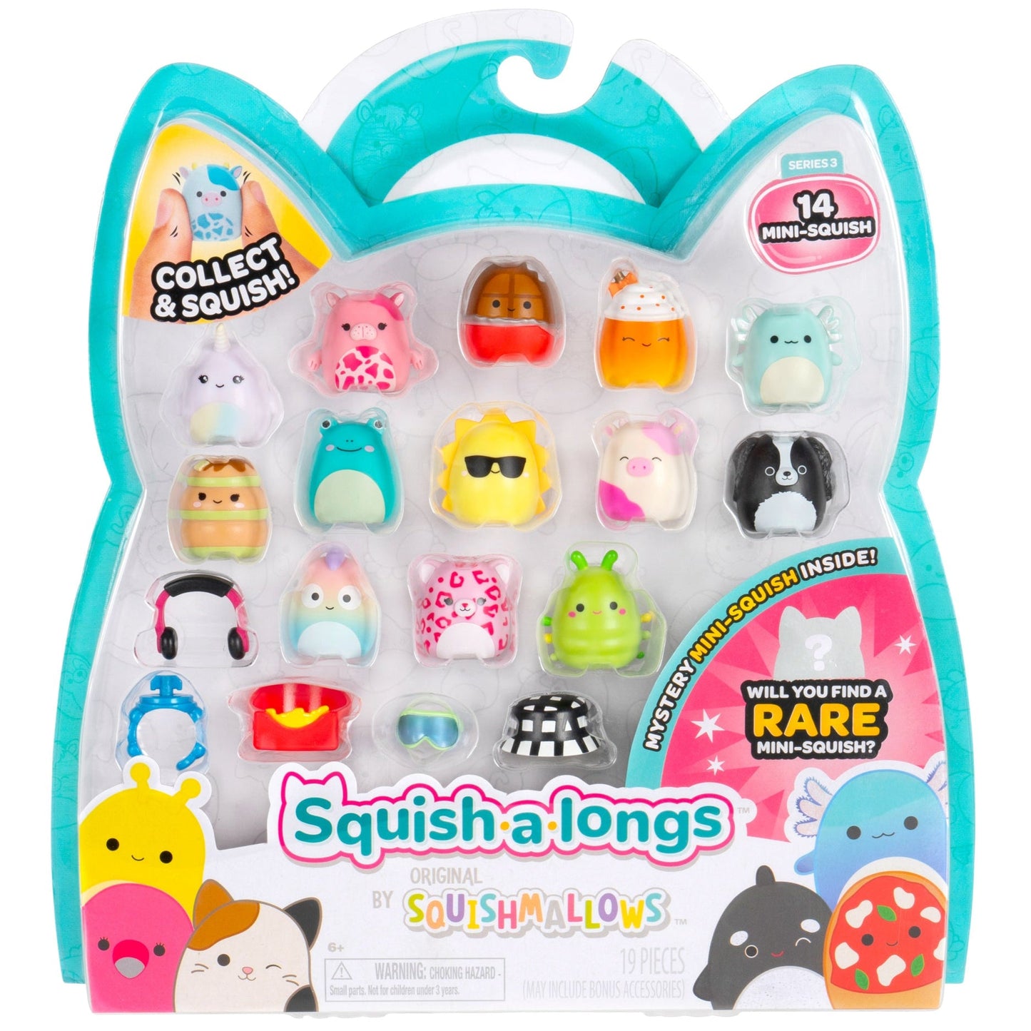 Squishmallows - Squish-a-longs Mini-Squish 14-Pack Style 1 | Jazwares