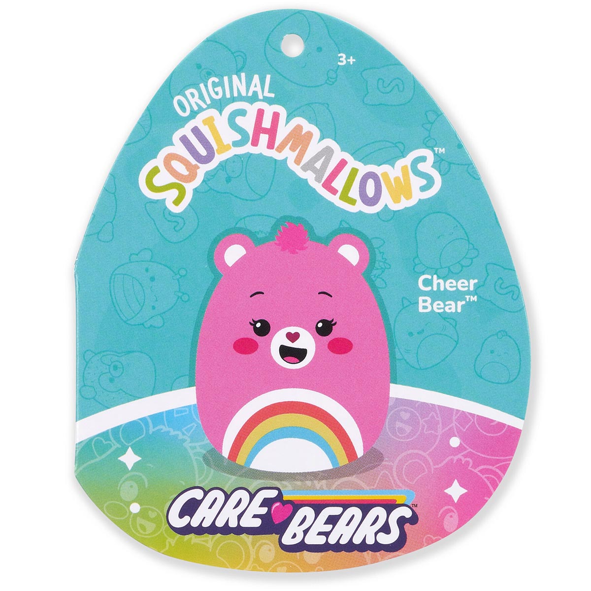 Squishmallows - Squishmallows Care Bears 12-Inch Cheer Bear | Jazwares
