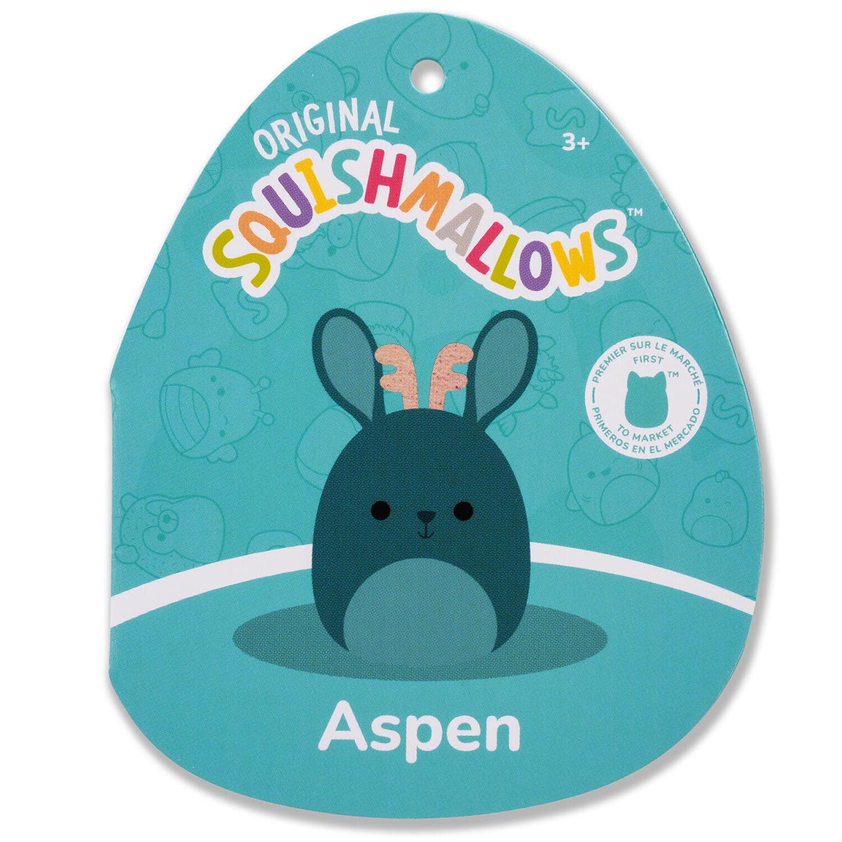 Squishmallows - Squishmallows 8" Aspen the Sea Green Jackalope with Iridescent Horns | Jazwares
