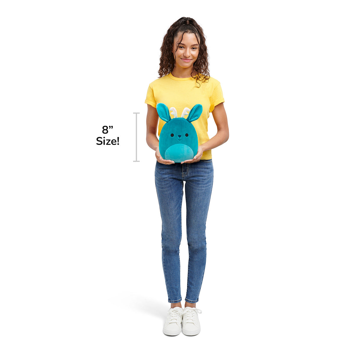 Squishmallows - Squishmallows 8" Aspen the Sea Green Jackalope with Iridescent Horns | Jazwares