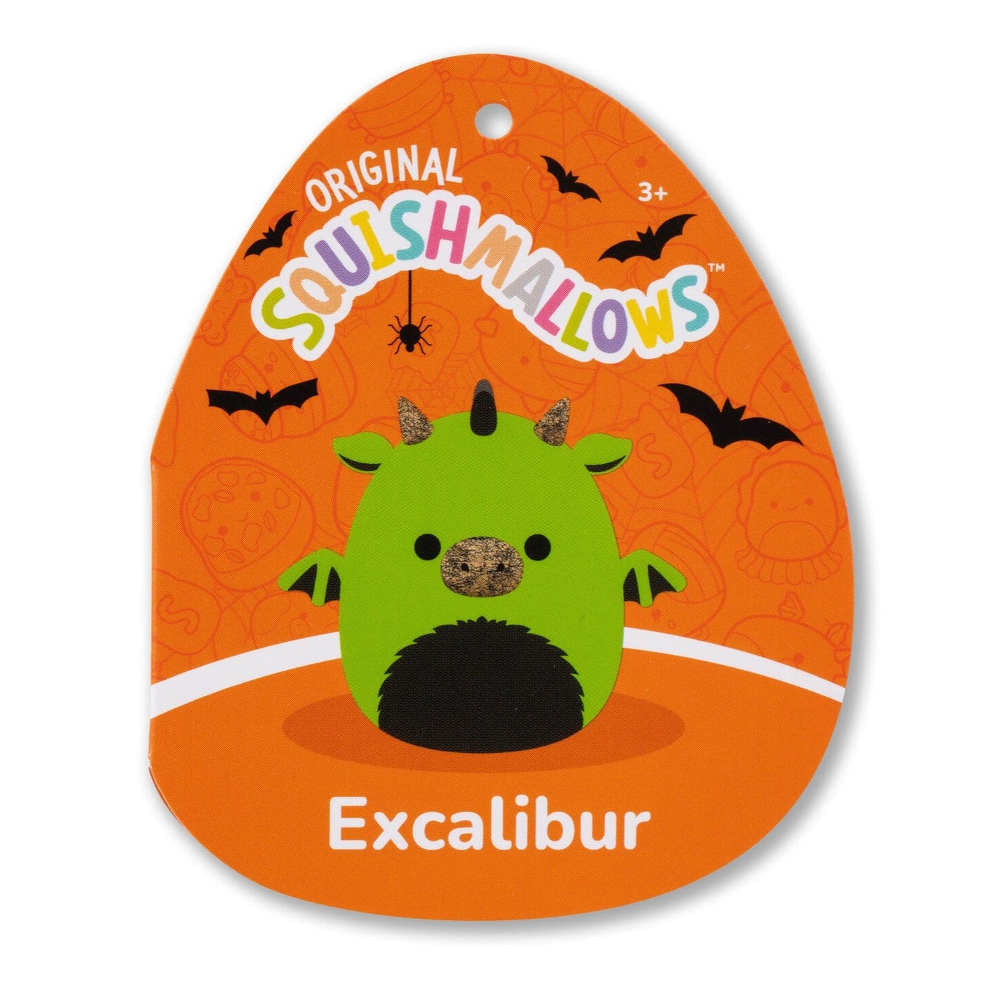 Squishmallows - Squishmallows 8-Inch Excalibur the Neon Green Dragon | Jazwares