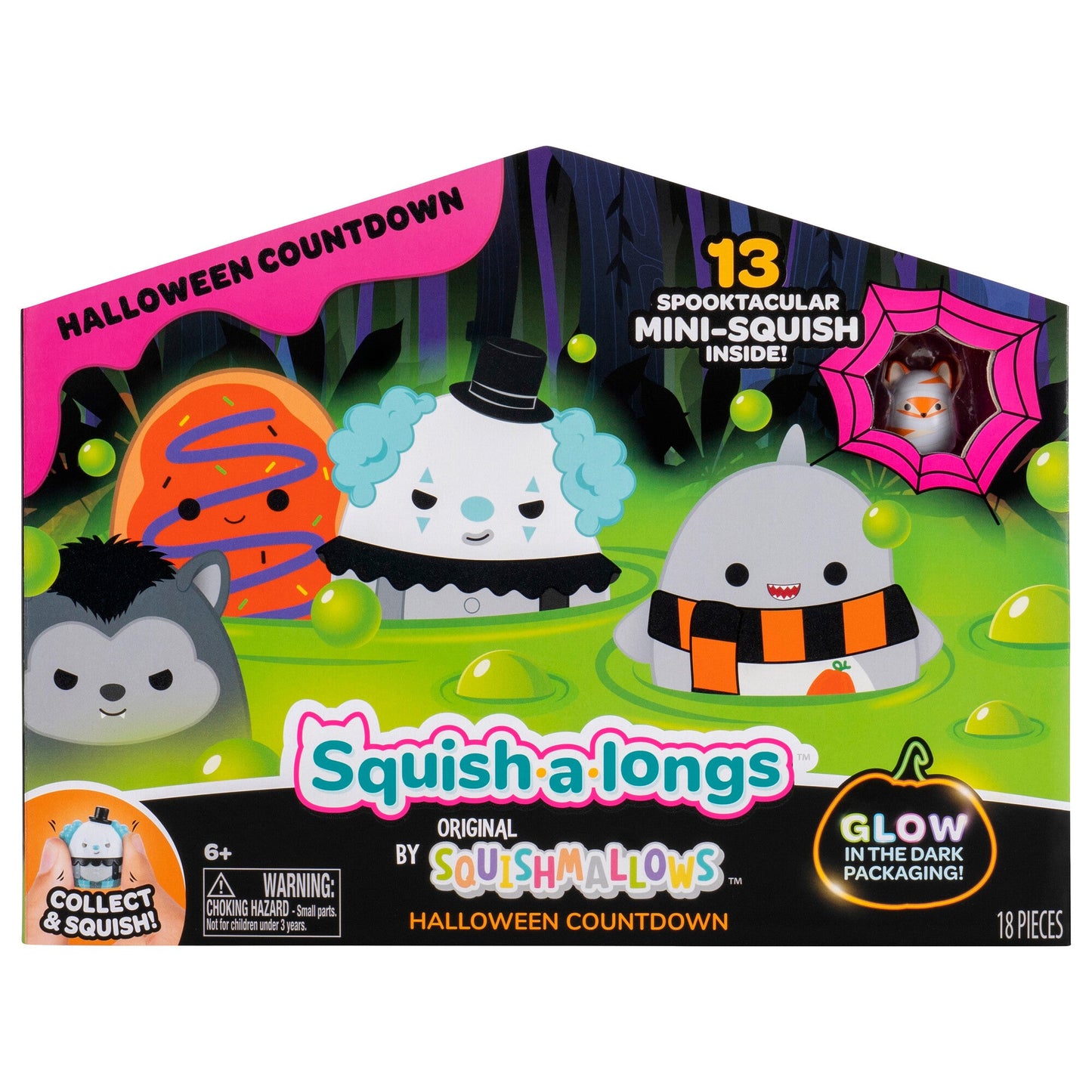 Squishmallows - Squish-a-longs Halloween Countdown Calendar | Jazwares