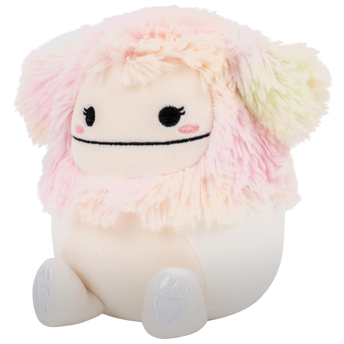 Squishmallows - Squishmallows 5" Zaylee the White Bigfoot with Rainbow Mane | Jazwares