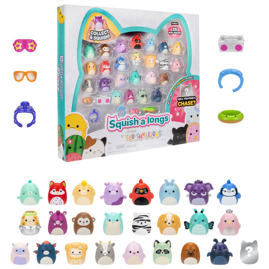 Squishmallows - Squish-a-longs Mini-Squish 25-Pack | Jazwares
