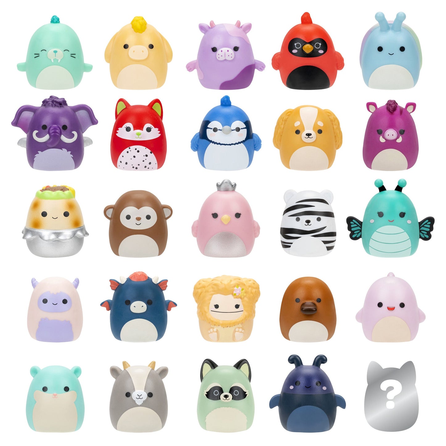 Squishmallows - Squish-a-longs Mini-Squish 25-Pack | Jazwares