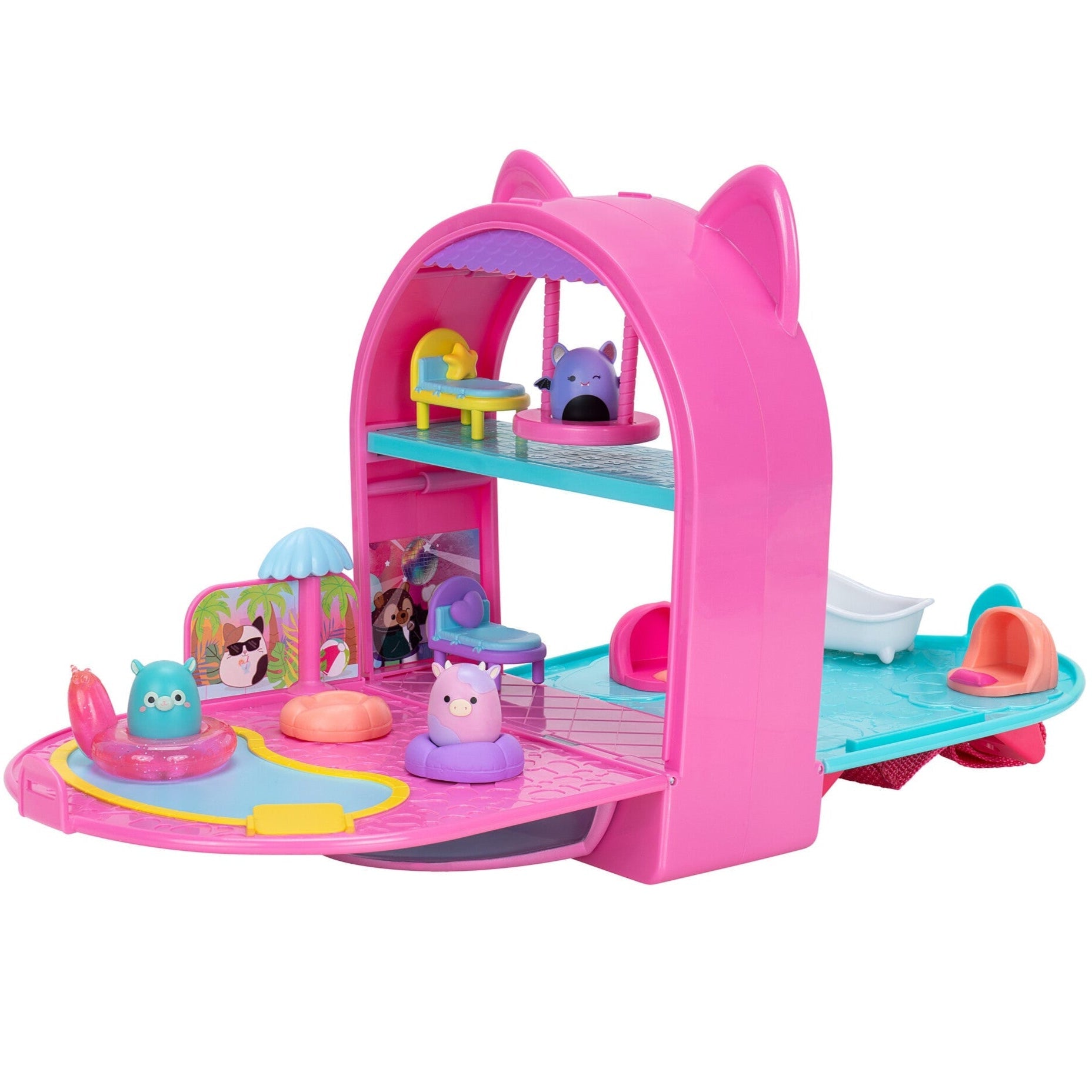 Squishmallows - Squish-a-longs Party Pack On-the-Go Playset | Jazwares