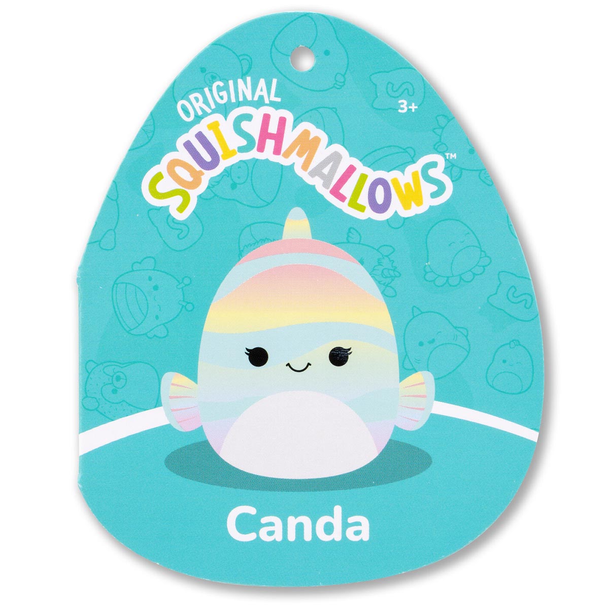 Squishmallows - Squishmallows 5" Canda the Rainbow Striped Fish | Jazwares