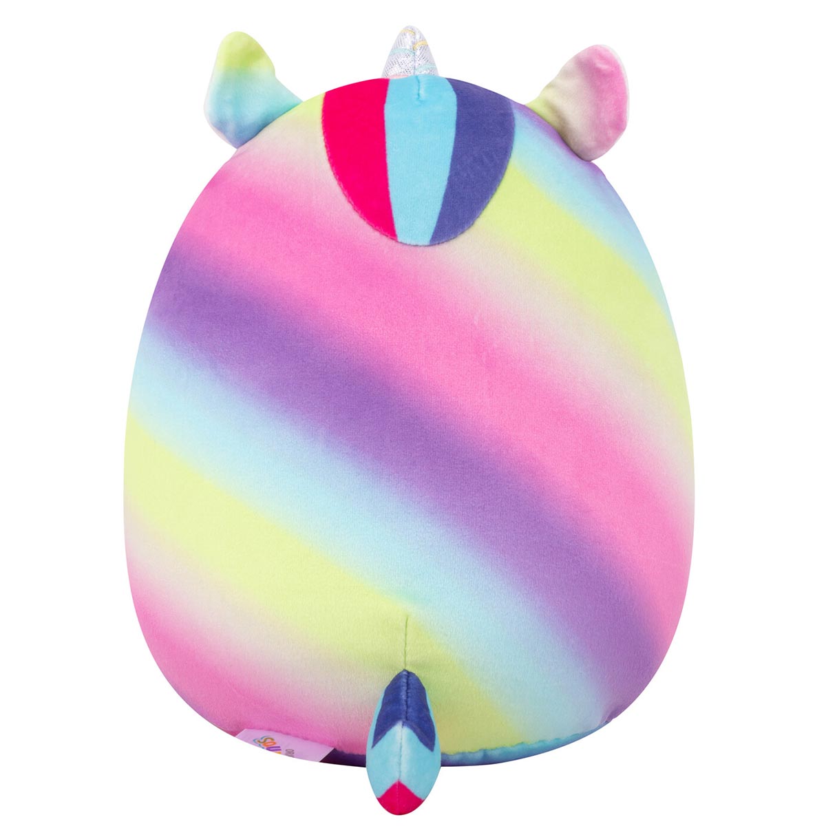 Squishmallows - Squishmallows 8" Clarissa the Rainbow Unicorn with Fuzzy Belly | Jazwares