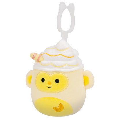 Squishmallows - Squishmallows 3.5" Pierogi the Banana Monkey Shake Clip | Jazwares