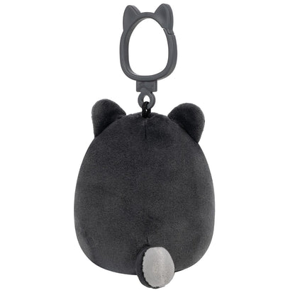 Squishmallows - Squishmallows 3.5" Dmitri the Dark Grey Wolf Clip | Jazwares