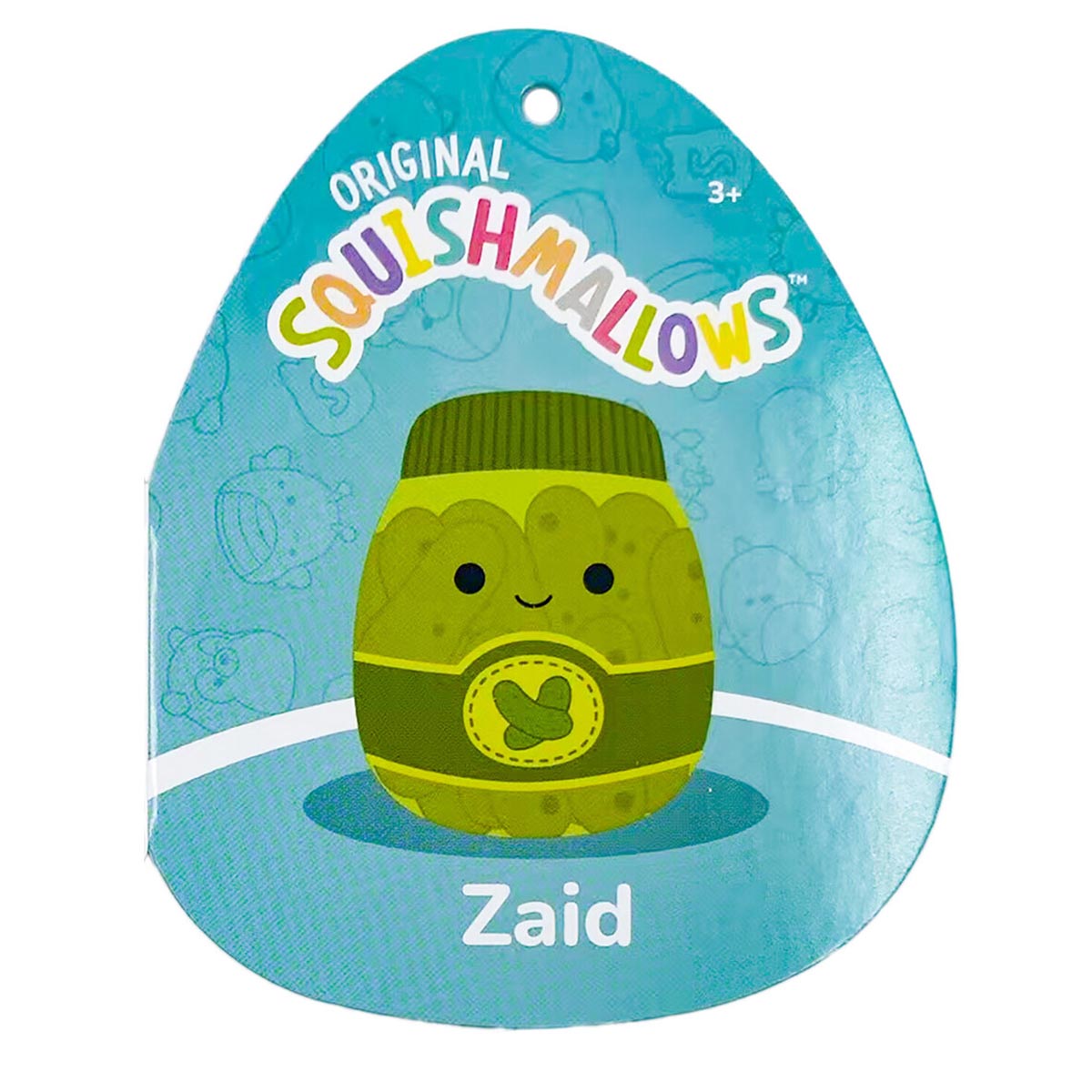 Squishmallows - Squishmallows 14" Zaid the Green Pickle Jar | Jazwares