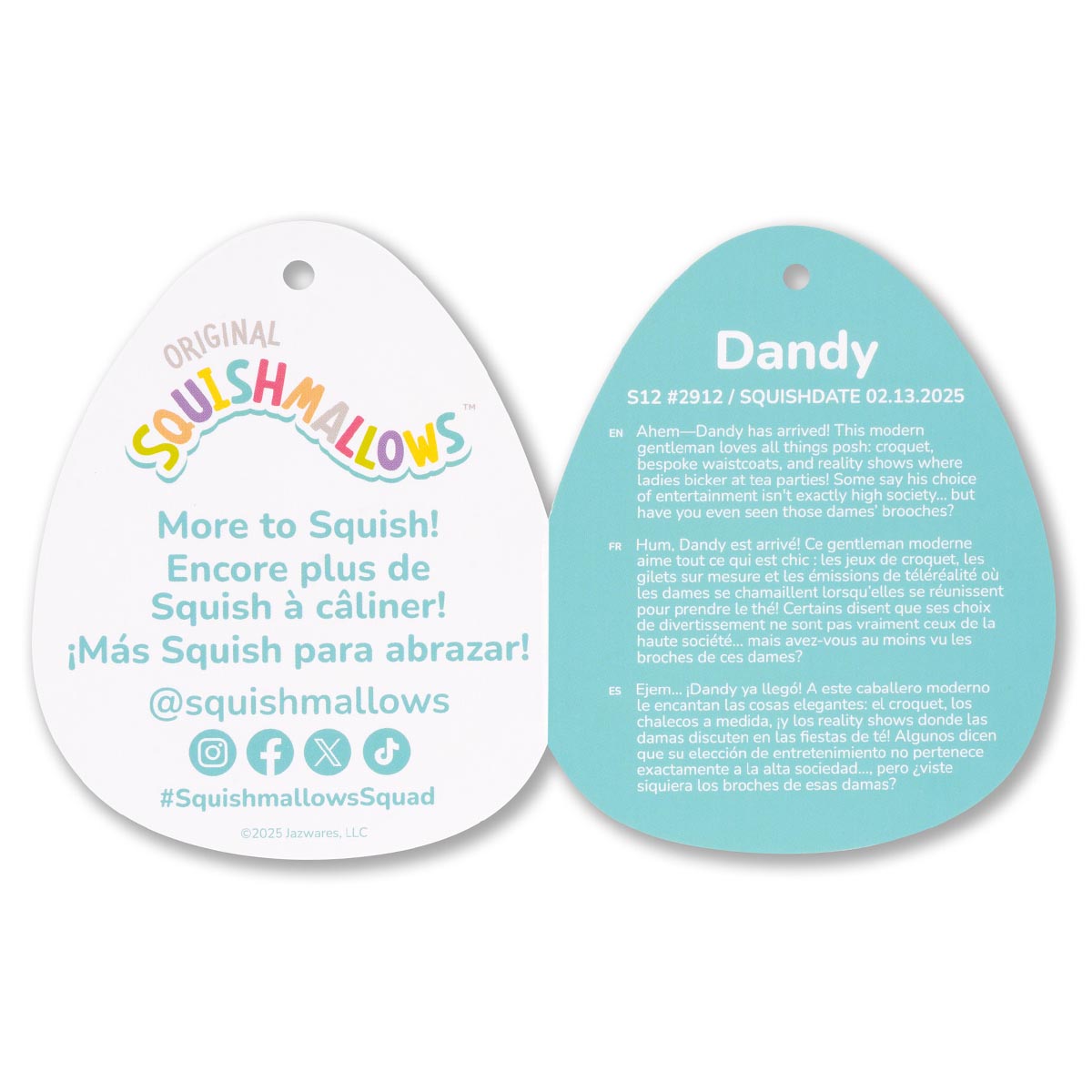 Squishmallows - Squishmallows 12" Dandy the Mischievous Cherry Pie | Jazwares